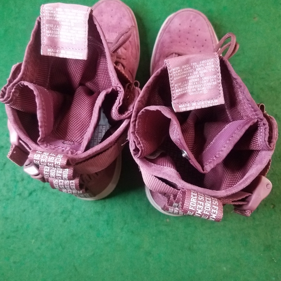 COPY - Nike Air Force 1 High SF Womens sz 8 New Vintage Wine - Picture 5 of 12